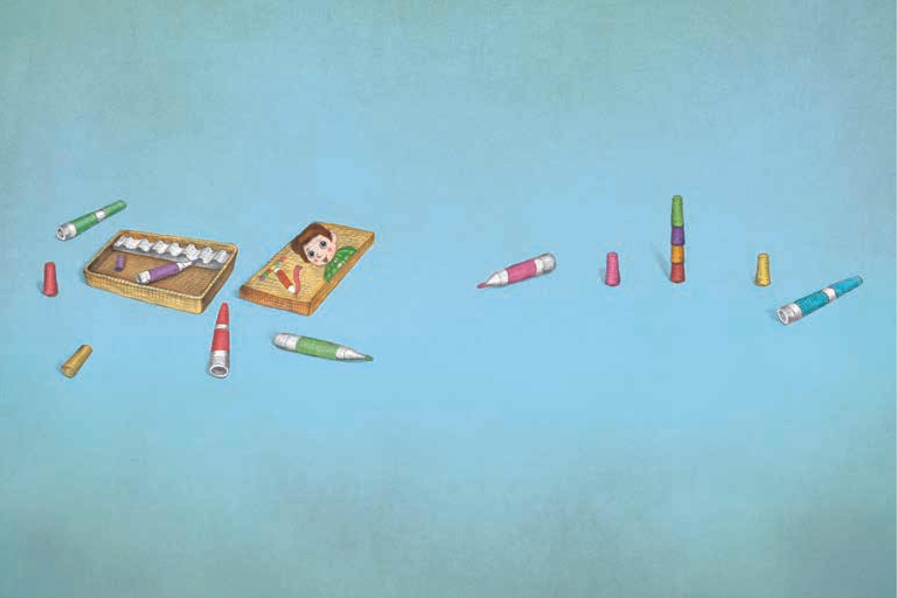 瞧瞧我的花指头