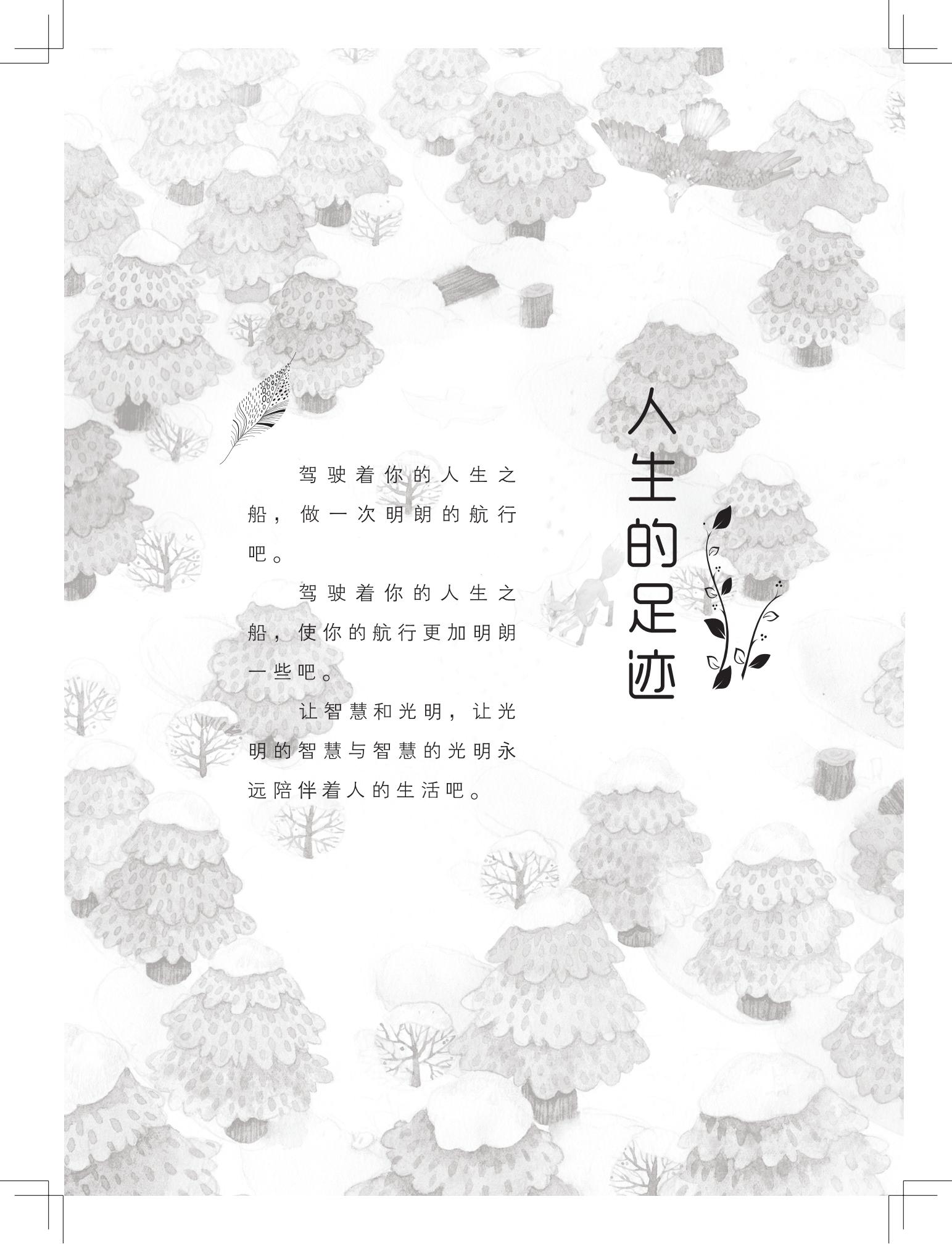 《写在雪地上的书》