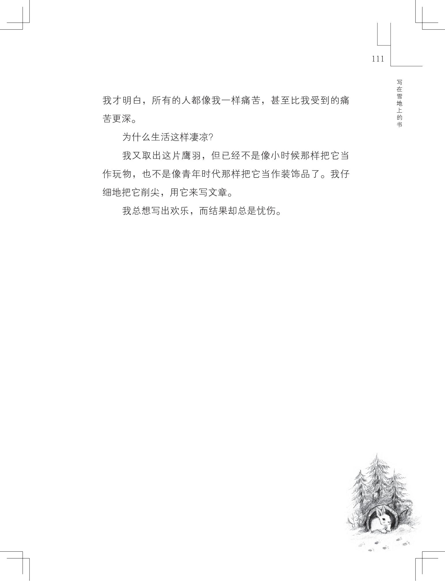 《写在雪地上的书》