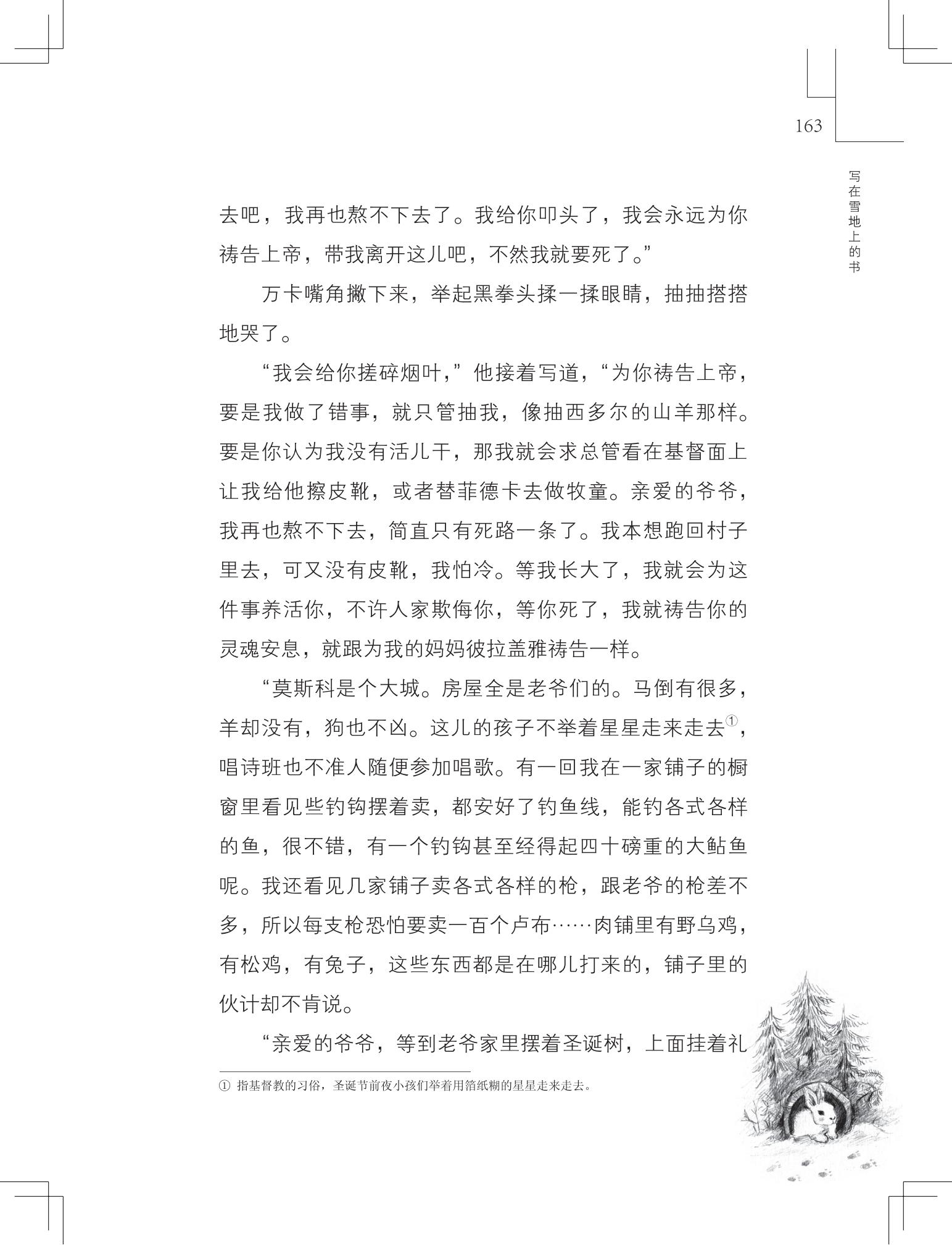 《写在雪地上的书》