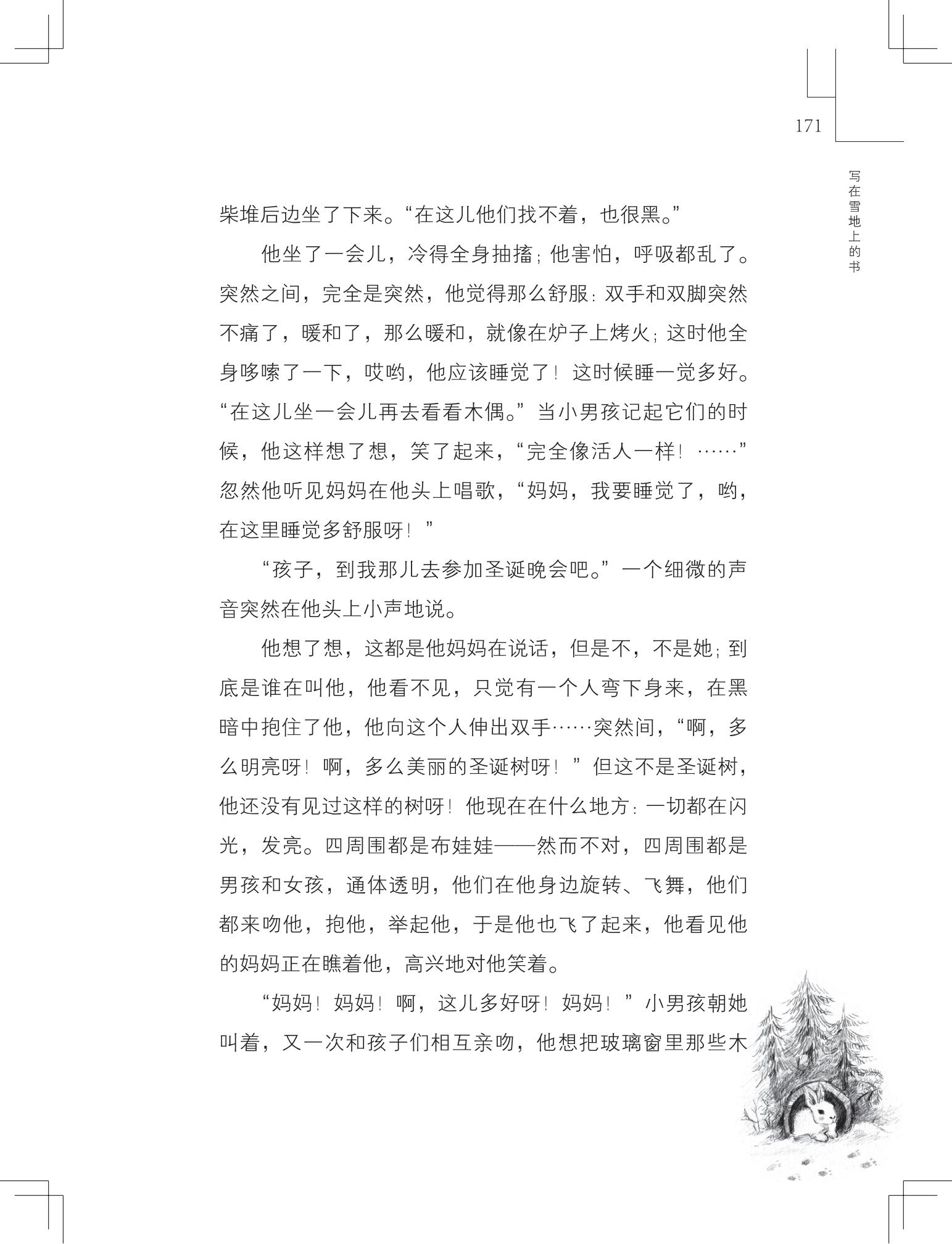 《写在雪地上的书》