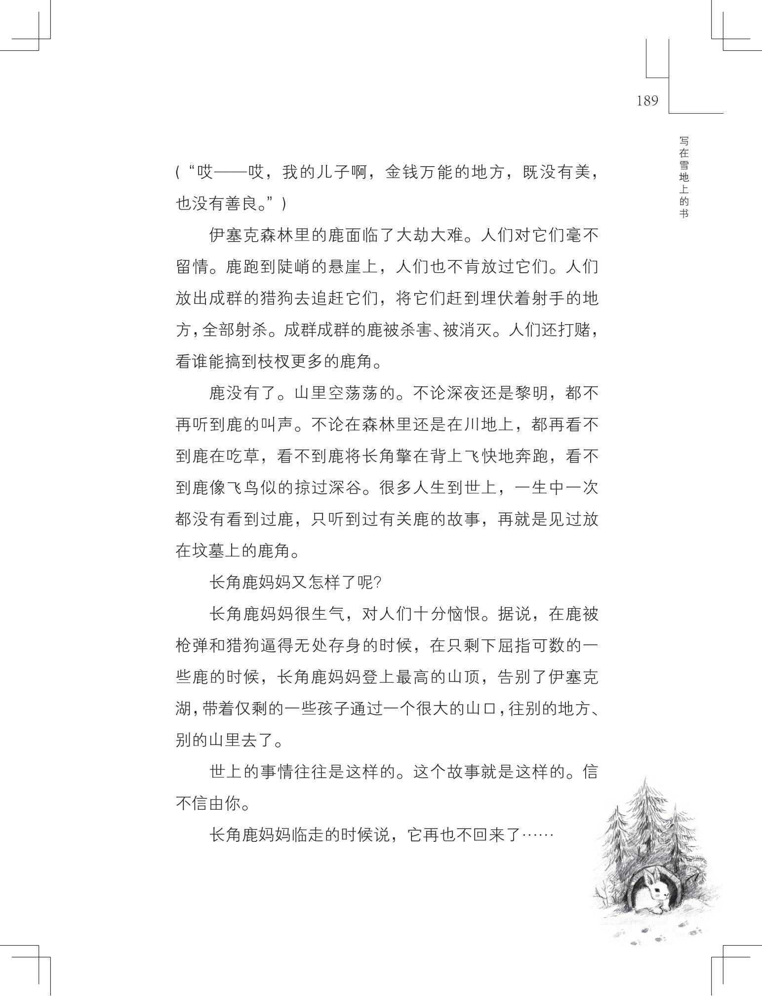 《写在雪地上的书》