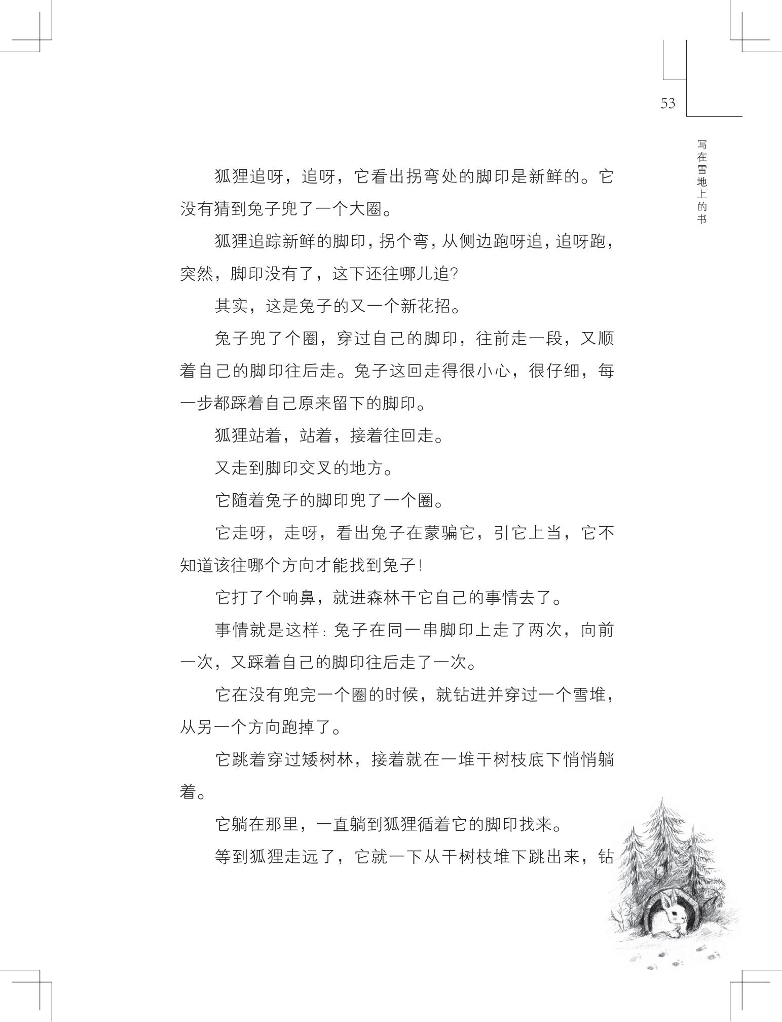 《写在雪地上的书》