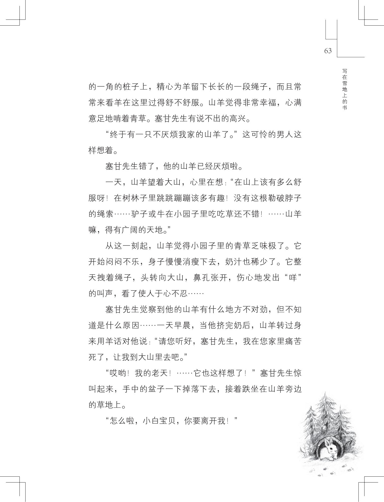 《写在雪地上的书》