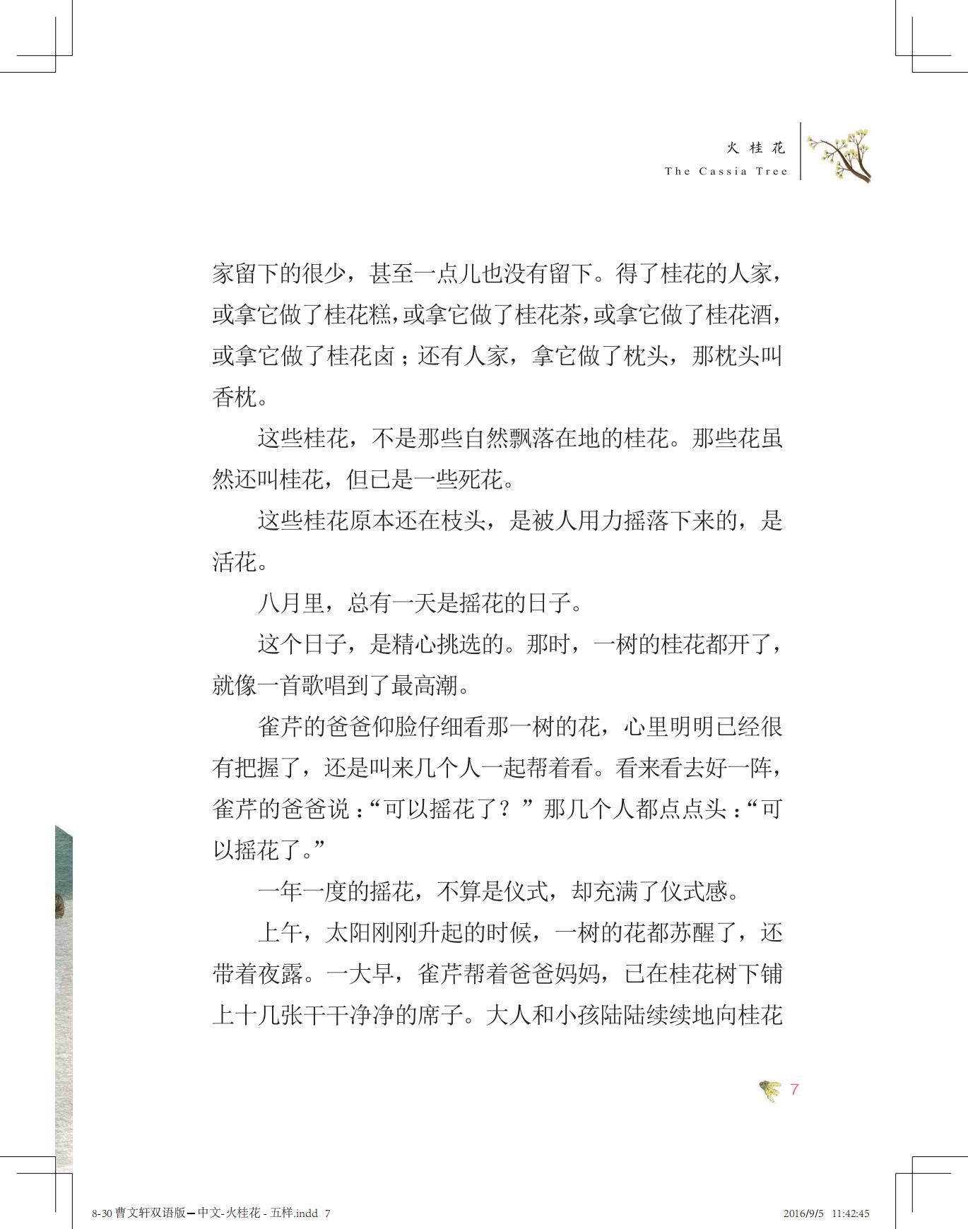 《火桂花》中文